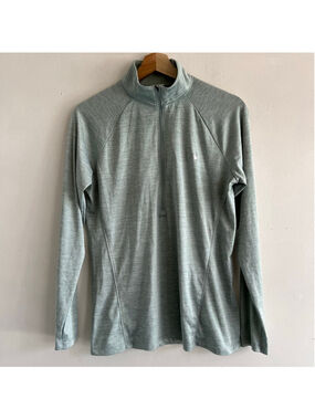 Under Armour Green Long Sleeve Tee L athletic